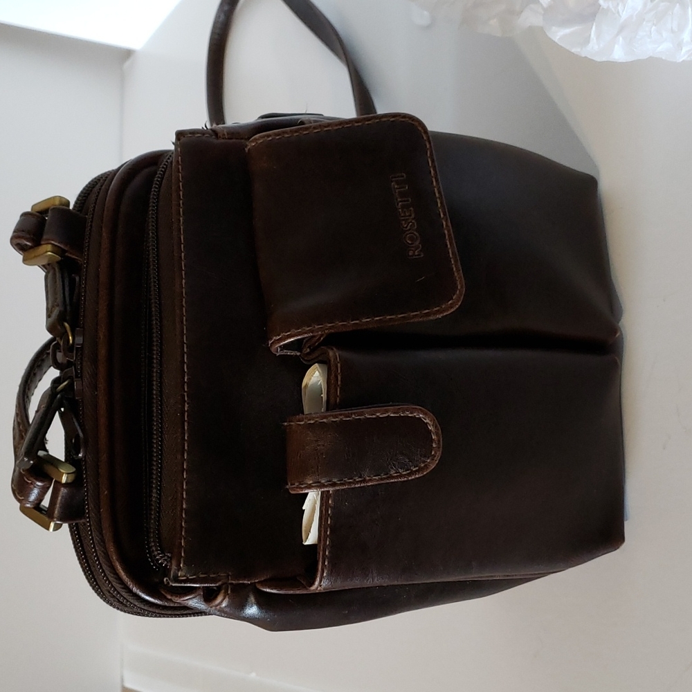 Compact shoulder bag, Rosetti